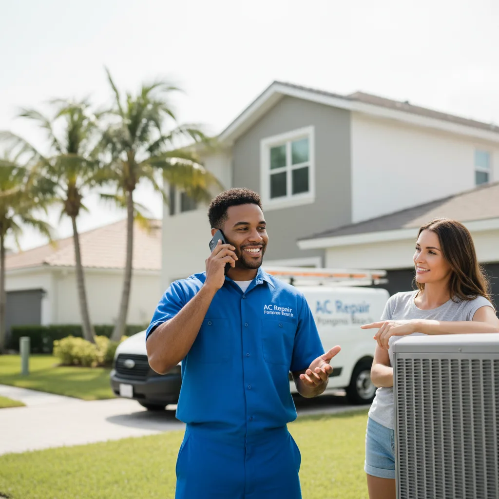 AC Repair Pompano Beach customer support in Broadview Heights